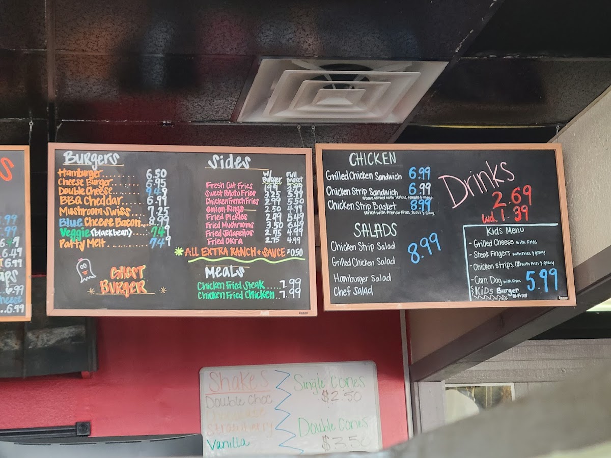 Hideout Burgers Menu - Image 4